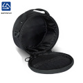 China custom popular simple round headphone bag,headphone carrying case